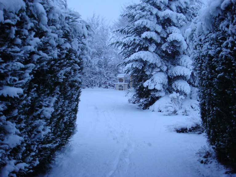 La Normandie sous la neige