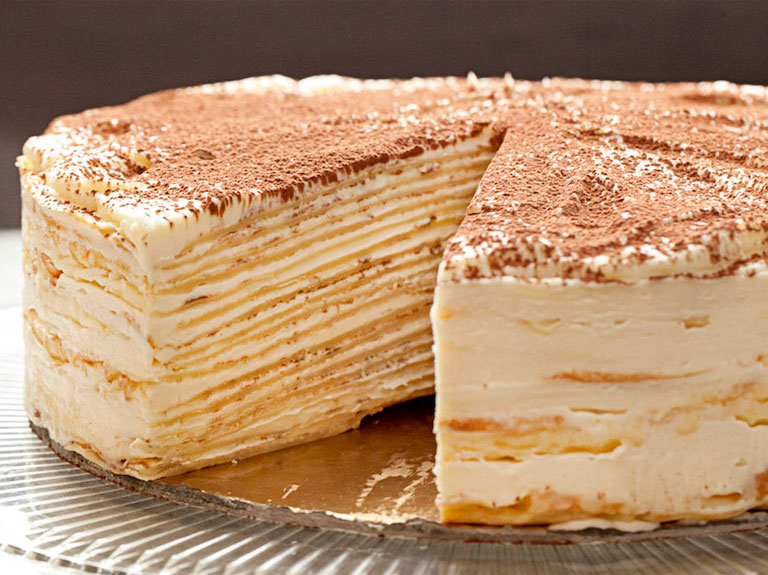 Mille Crêpes Tiramisu