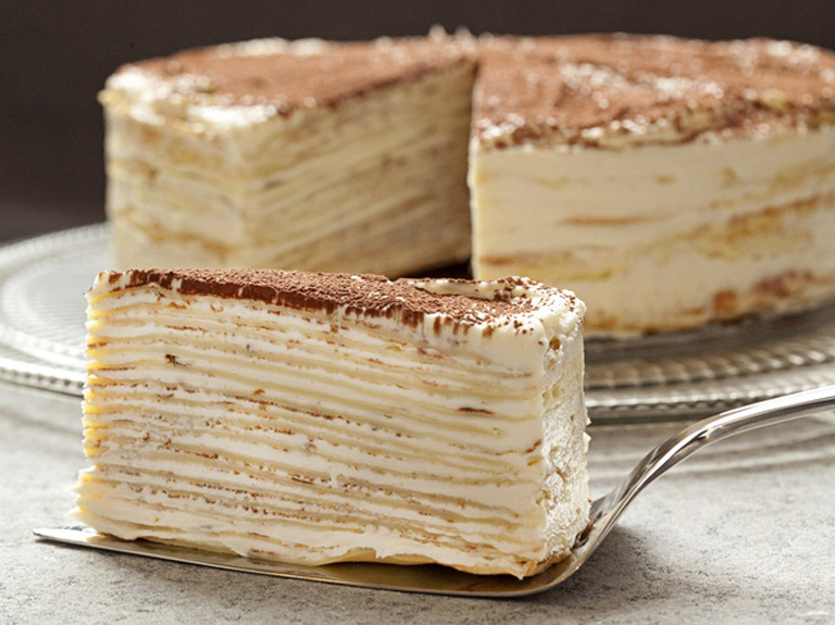 Mille Crêpes Tiramisu