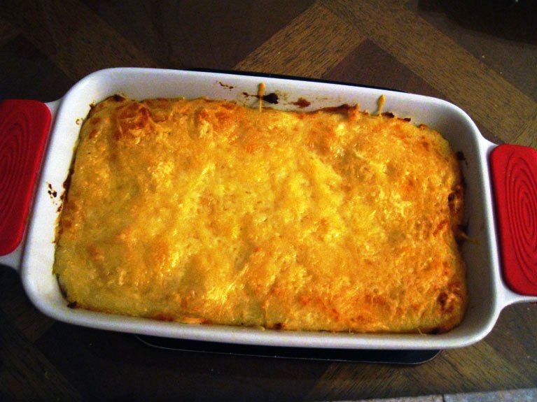 Feuillon ou purée de pommes de terre fromage blanc